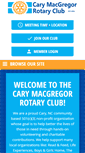 Mobile Screenshot of carymacgregorrotary.org